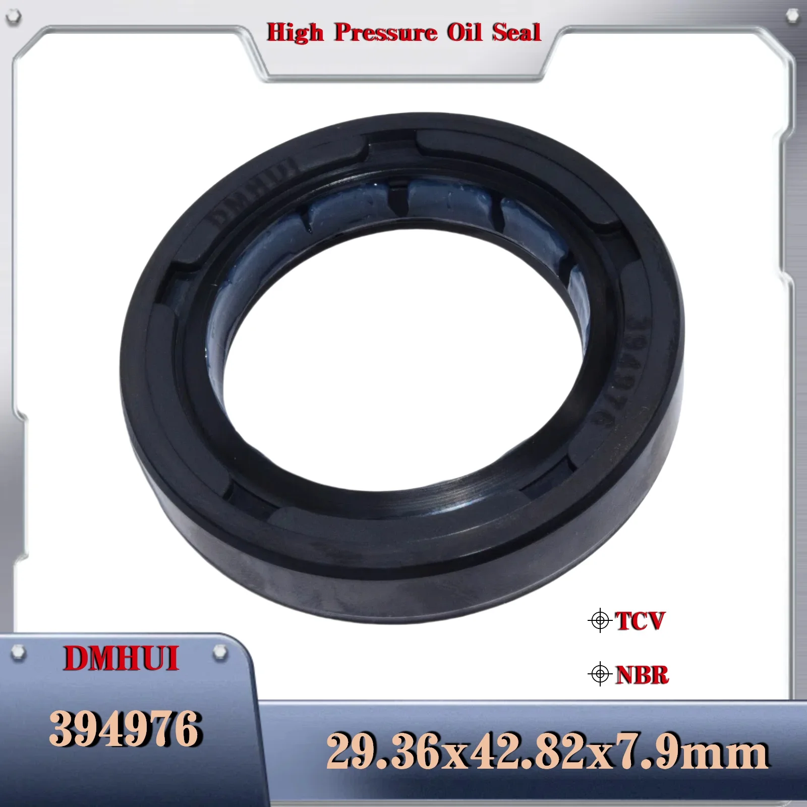 

Hydraulic Pump/Motor Rotary Shaft Seal 394976 High Pressure Oil Seal 29.36*42.82*7.9 or 29.36×42.82×7.9 TCV/NBR