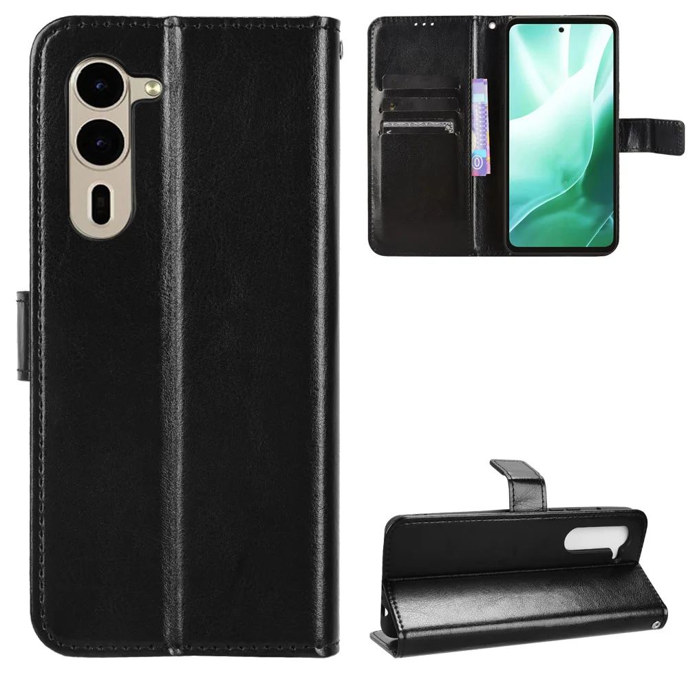 For Fujitsu Arrows WE 2 Plus Luxury Leather Flip Wallet Phone Case For WE2 Plus F-51E F51E F 51E Case Stand Function Card Holder