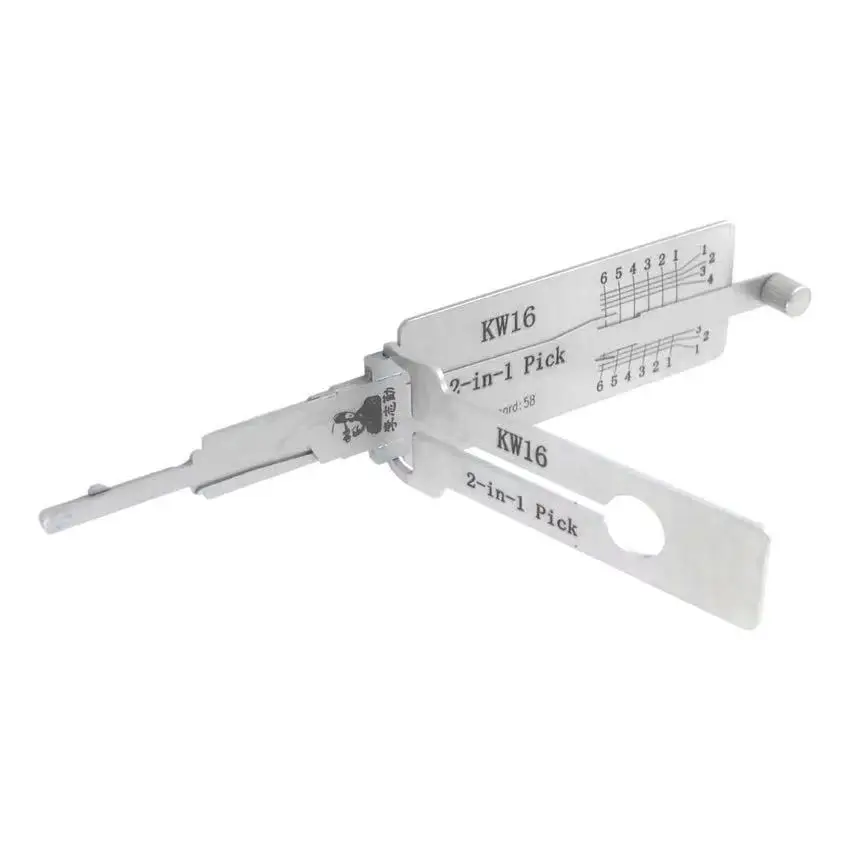 Lishi 2-In-1 LOCKSMITH TOOL KW16 FOR Ninja 650, 2012-2014 FOR Ninja 1000, 2011-2014 FOR Ninja ZX-6R, 2006-2009