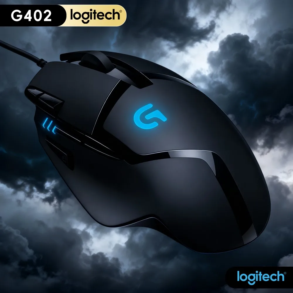 Logitech G402 Hyperion Fury Gaming Mouse Fusion Engine High‑Speed Sensing 1Ms Fast Response For Notebook E‑Sports Practitioners