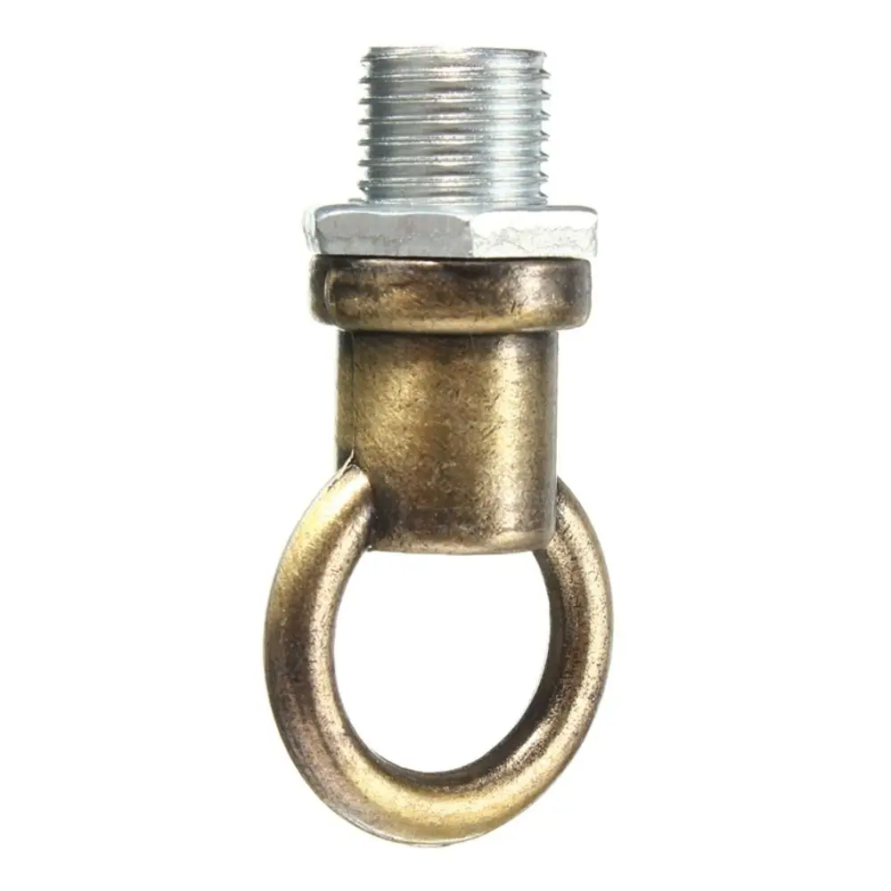 Retro 10mm Thread Light Hook Metal Light Adapter Chandelier Hook Round Light Fitting M10 Antique Light Base Ceiling Light