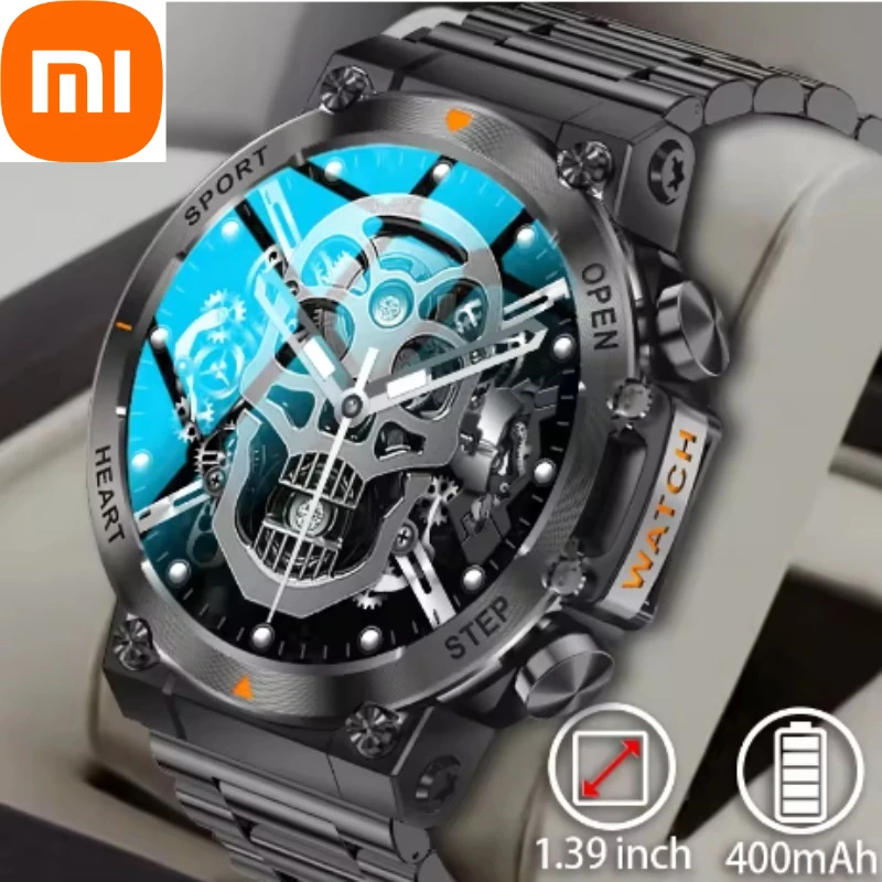 

Xiaomi 2025 Новые умные часы с беспроводным вызовом для мужчин Спорт на открытом воздухе Фитнес Сверхдлительный срок службы батареи Мужские умные часы для Android IOS
