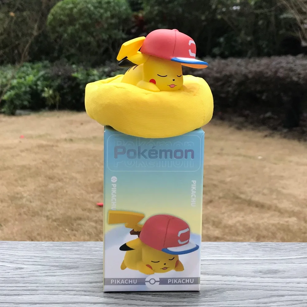 TAKARA TOMY 6 Stile Pokemon Starry Dream Pikachu Bulbasaur Eevee Snorlax Jirachi Komala Schlafende Anime-Figuren PVC-Spielzeug Kawaii 6