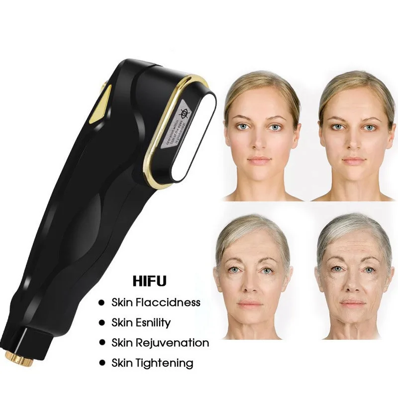 Portable Ultrasonic Focused Beauty Machine Skin Tightening Facial Lifting Anti-Wrinkle Anti-Aging Ultrasound