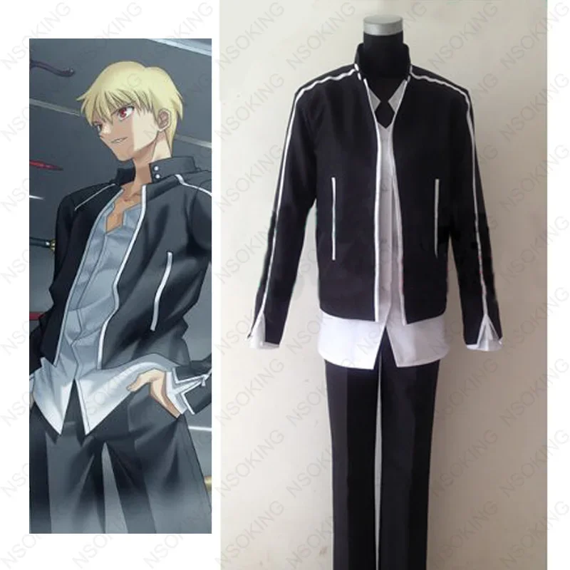 Stay Night UBW Archer Gilgamesh cosplay costume oi9186