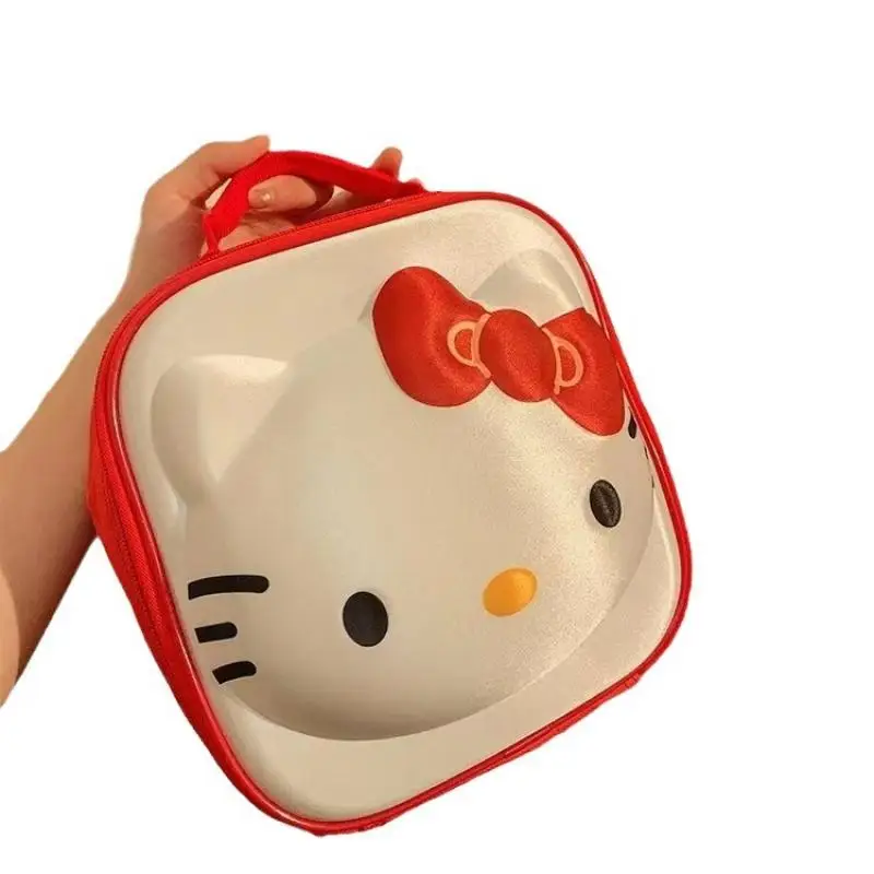 Sanrios Kozmetik Durumda Kuromi Hello Kitty\'nin Karikatür Eva Kozmetik saklama çantası Büyük Kapasiteli Taşınabilir Seyahat Taşınabilir makyaj