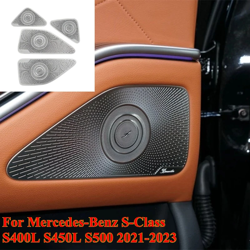 

For Mercedes-Benz S-Class S400L S450L S500 21-23 Under The Seat Air Outlet Mask Central Control Horn Cover Interior Accessory