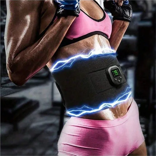 Imagen 2 del producto Masajeador de cintura portátil con carga USB, moldeador eléctrico para brazo, cadera, pierna, cinturón moldeador de cuerpo, masajeador de Fitness