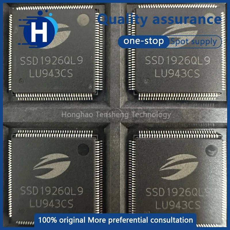 1 piece of high-quality SSD1926QL9 and SSD1963QL9 colour display controller chip. Package: QFP128