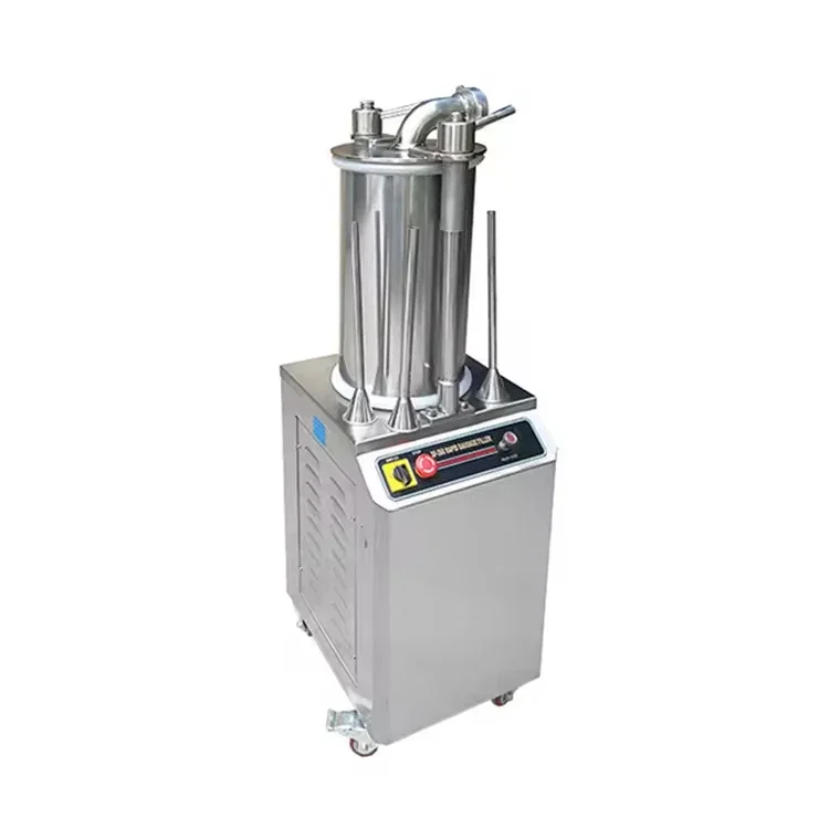 Factory sale Electric High Capacity Hydraulic Vacuum Meat Corn Pork Beef Sausage Making Filling Machine Sausage Stuffer