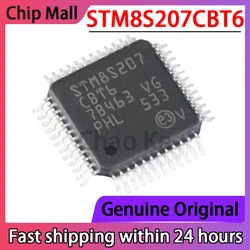 5PCS New Original STM8S207CBT6 LQFP-48 24MHz/128KB 8-bit Microcontroller MCU