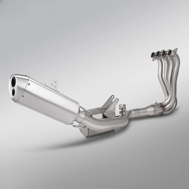 500RR full-section exhaust pipe modification, single rocker arm double channel valve box front section tail section