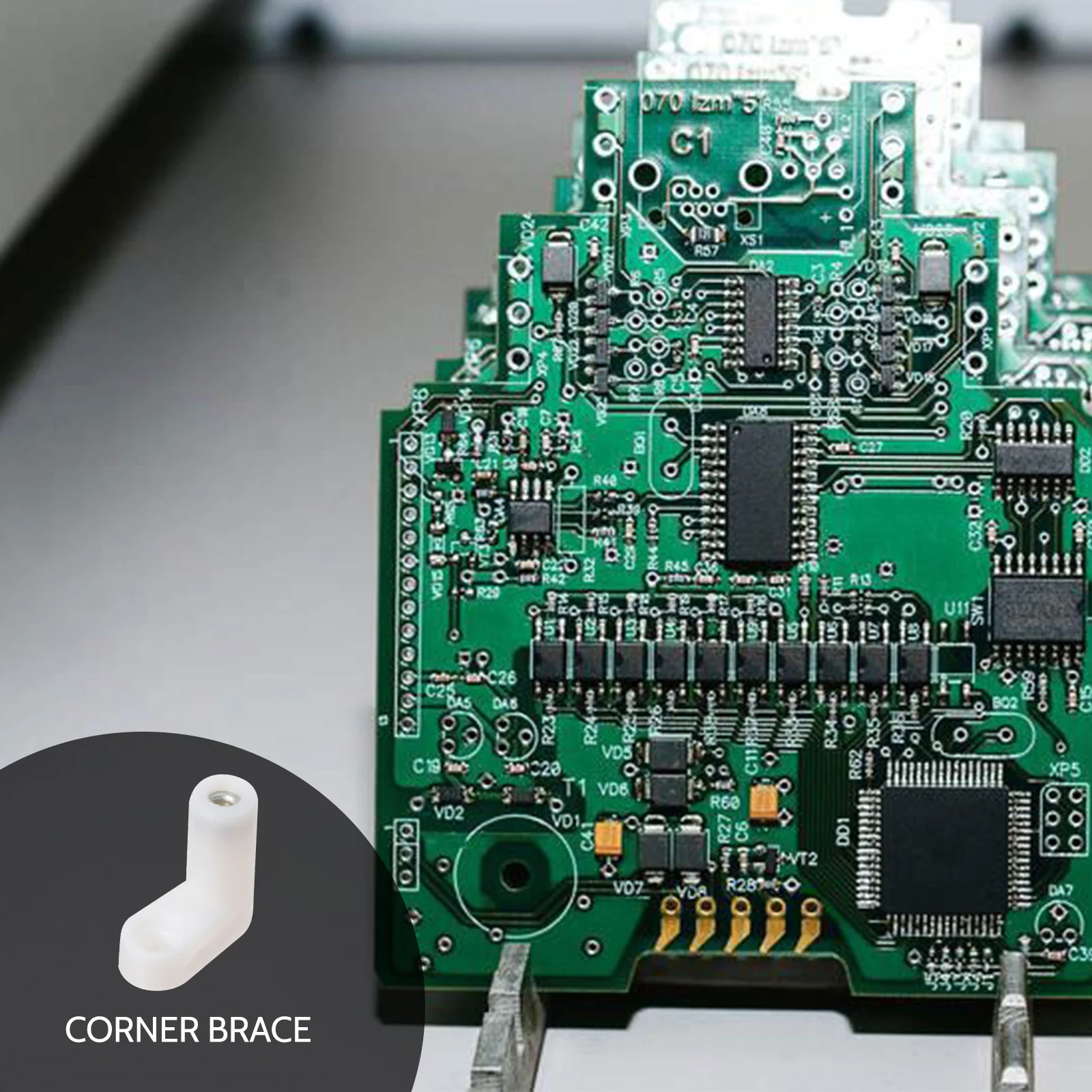 

100 шт. угловые разъемы профессионального класса, крепления для электронных проектов, угловая скоба, прямоугольный кронштейн, L-образный кронштейн