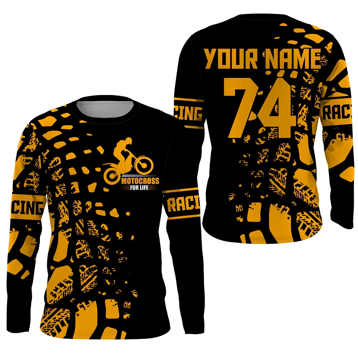

Free Custom Women Motorcycle Off-Road Oversized Racing Riding Suit Mountain Speed Control Motorcycle Men's Long Sleeved T-Shirt