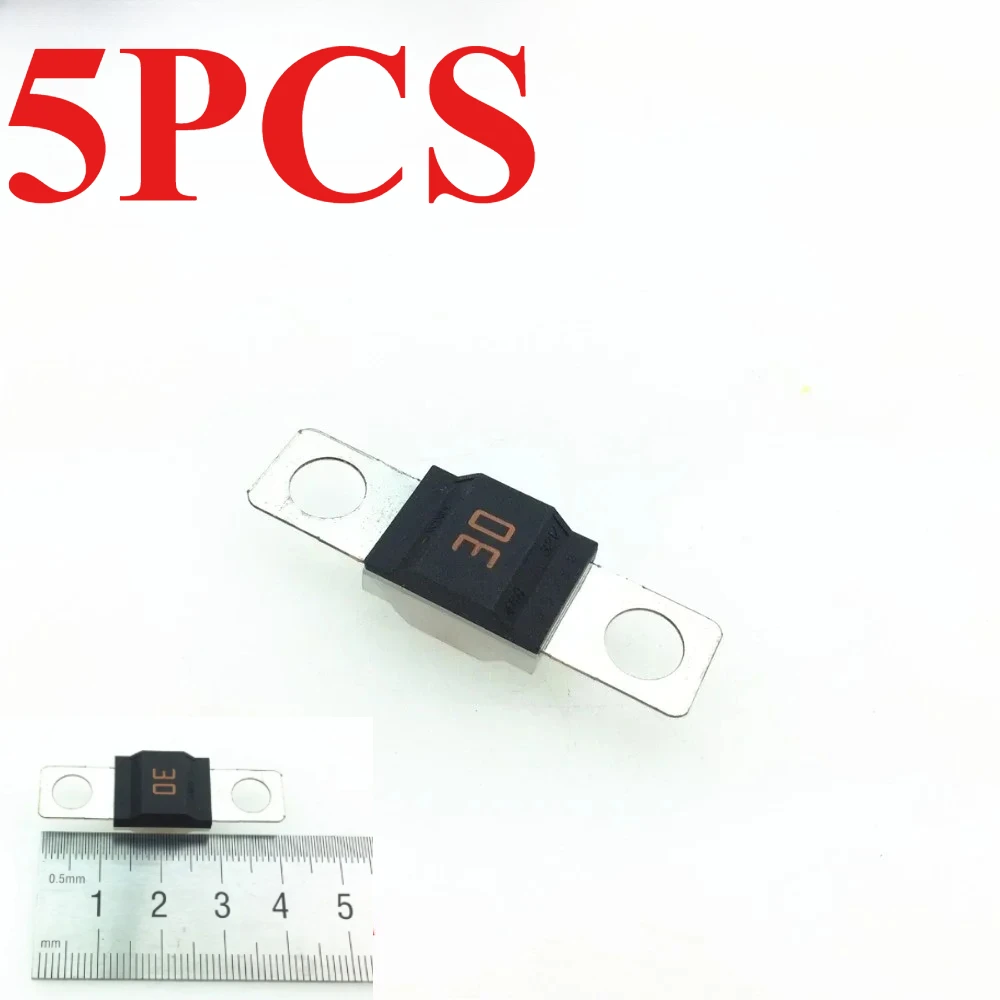 

5pcs for Automotive Flat Fuse Bolt Type Forked Battery Battery High Current Fuse 5-30A