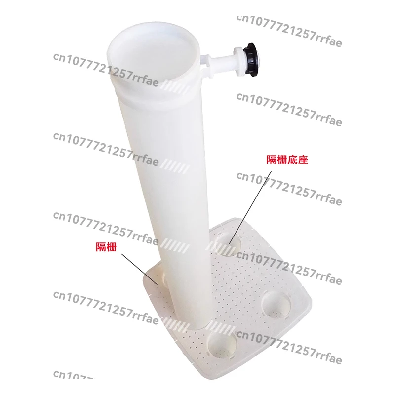 Square PE salt tank water softener water treatment 70/100L softening equipment plastic medicine storage salt bucket