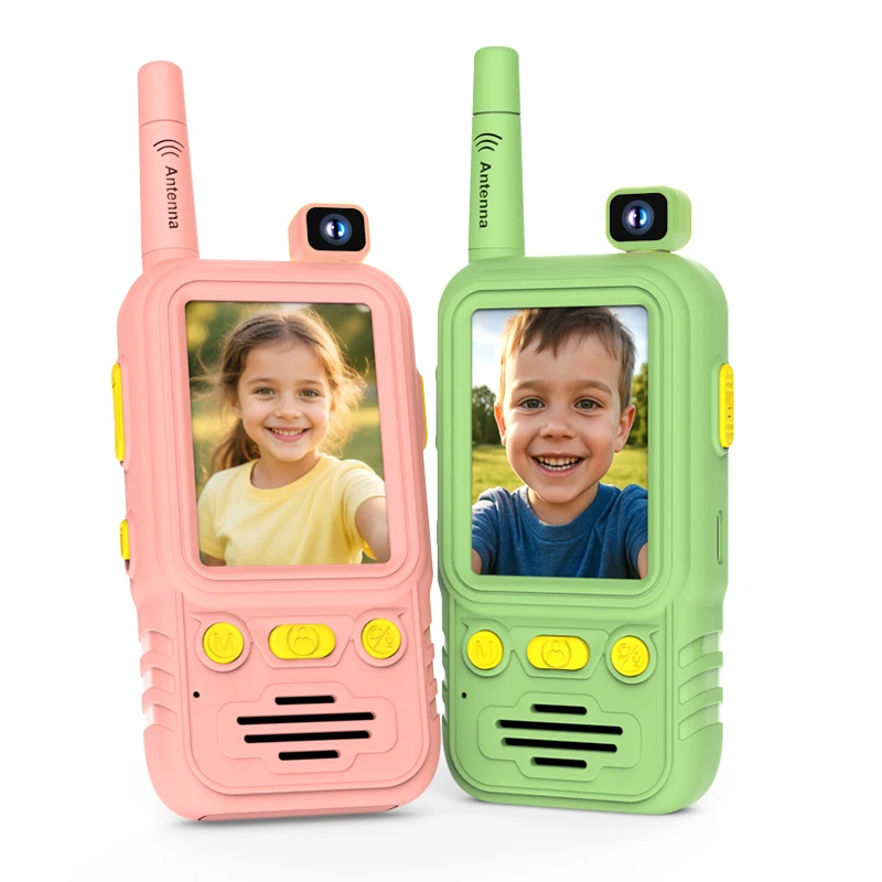 Kids Video Walkie Talkie Toy, Real‑Time Two‑Way Intercom HD Camera Screen, Interactive Gift for Boys Girls Indoor Outdoor Play