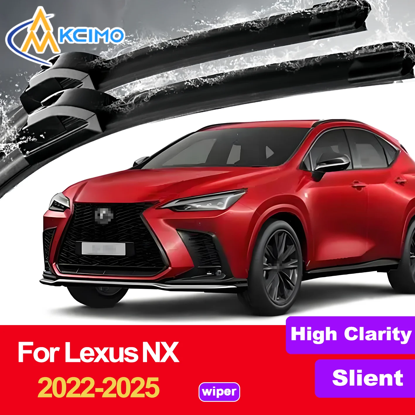 

2PCS HD Car Windscreen Wipers for Lexus NX AZ20 2022-2025 Front Windshield Auto Wipers Blade Accessories 2025 2024 2023 2022