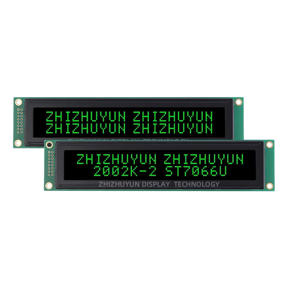 Support Customized Large-Sized LCD 2002K-2 LCD Module To Replace Wh2002L BTN Black Film And Red Font