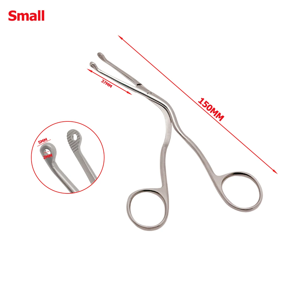 Durable Stainless Steel Magill Forceps Laryngeal Pliers for Medical Anesthesia ENT Surgical Procedures and Airway Management