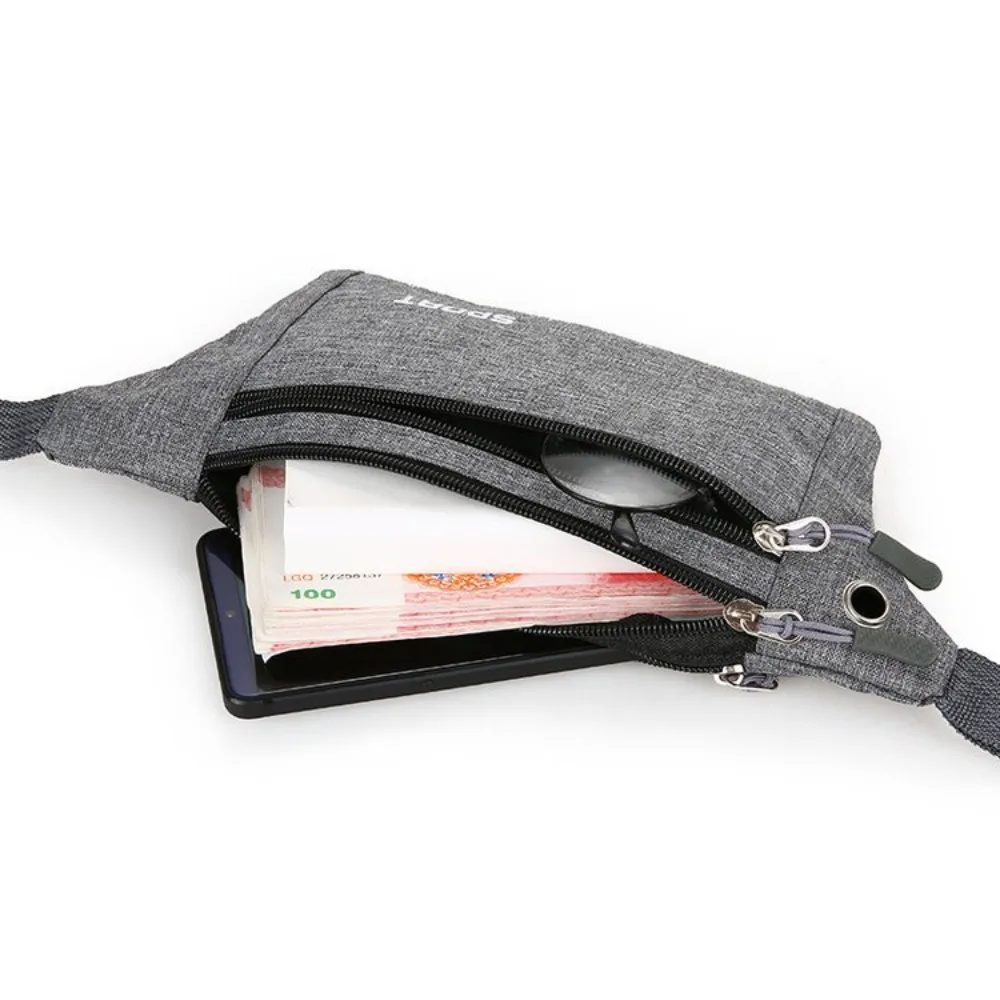 New Waterproof Waist Bag Large Capacity Multi-functional Cash Register Wallet Mobile Waist Bag, Durable Outdoor Sports Waist Bag
