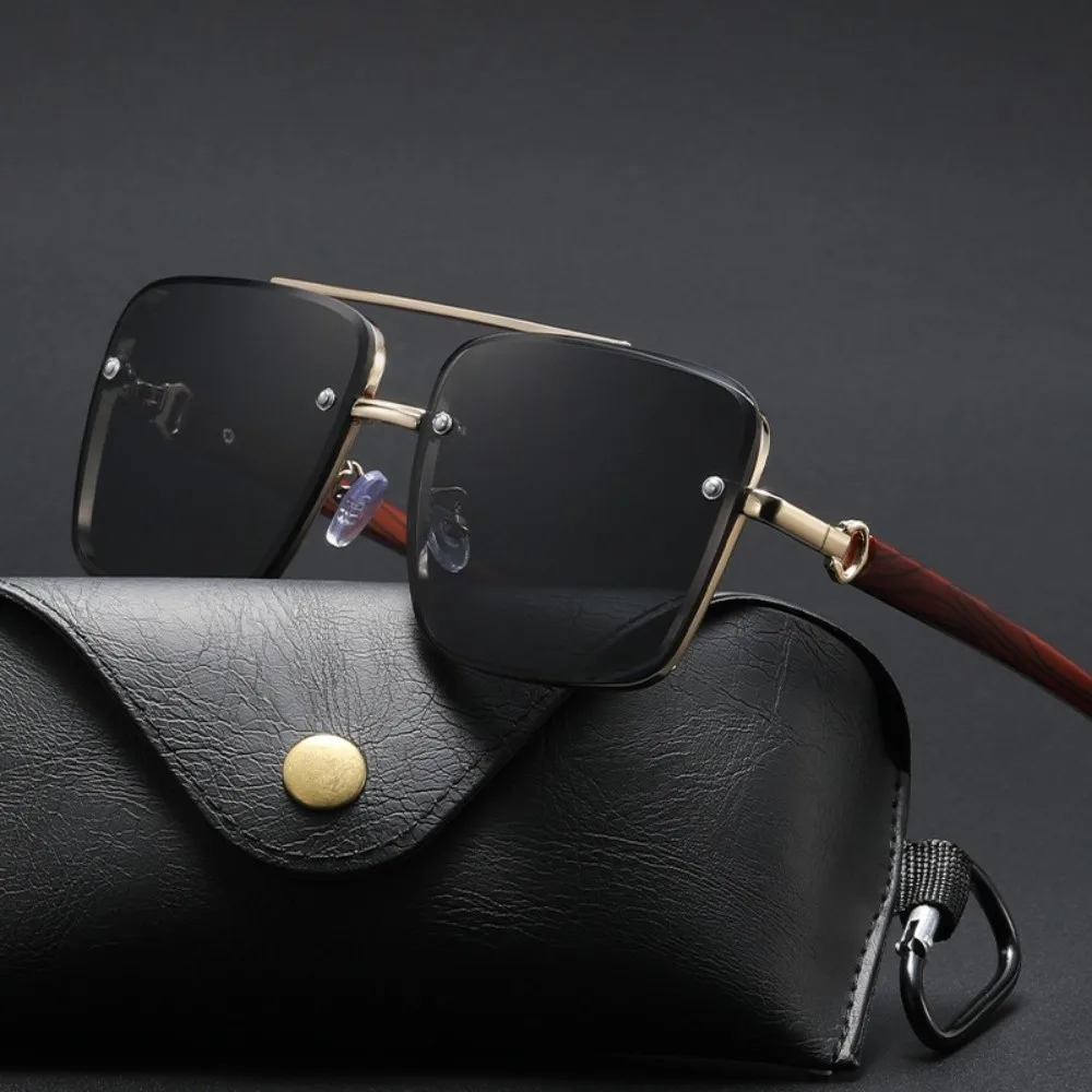نظارات شمسية عصرية خفيفة الوزن بشريط مزدوج من سبيكة Sunnies للجنسين نظارات شمسية مستقطبة PC مقاومة للماء ومضادة للأشعة فوق البنفسجية للحفلات