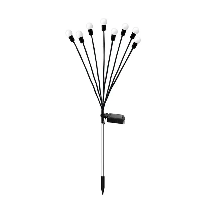 

AB02 Solar Powered Firefly Lights Outdoor Waterproof, Solar Starburst Swaying Garden Lights,8LED Solar Lights