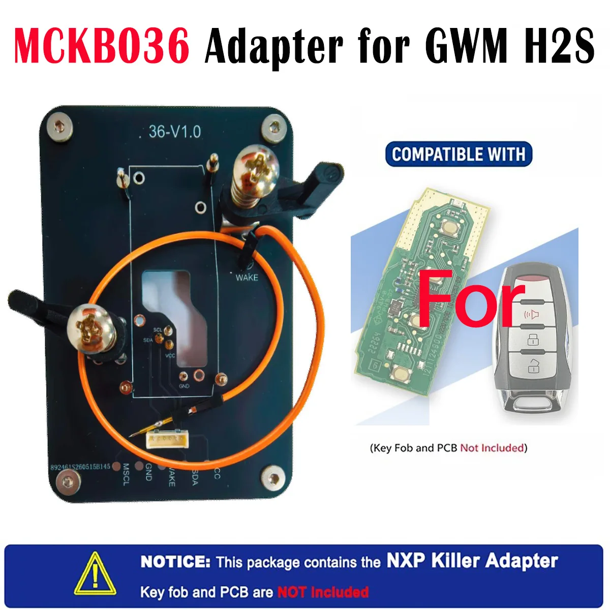 KiTi For NXP Killer Tool Adapter Base Smart Keys Clones Compatible Mazda Nissan Jeep Chery Buick Cadillac Geely Honda All NXP