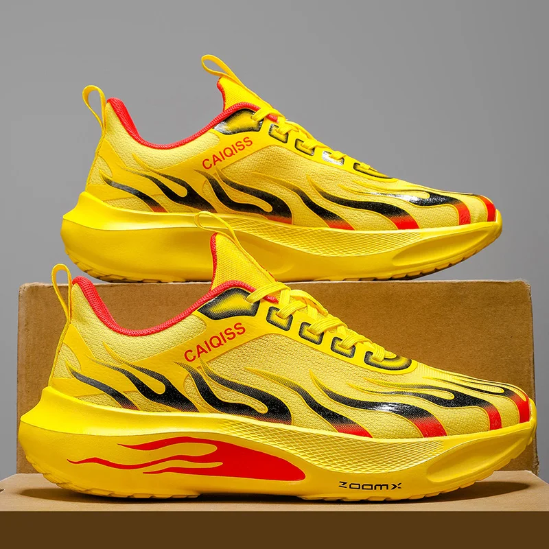 

2025 New Daily Wear-resistant Mens Sports Shoes Marathon Lightweight Training Running Shoes Versatile Commuting Walking Shoes