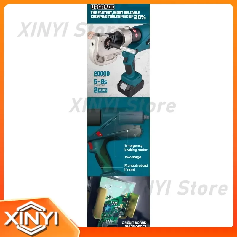 EZ-240 Mini Rechargeable Hydraulic Crimping Tool for Electric Crimping Pliers for Crimping Pliers