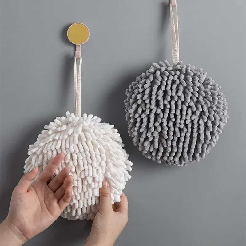 Ball for Wiping Hands and Towel for Wiping Hands Kitchen and Toilet Lovely Rag Hanging Towel Japanese Style Quick