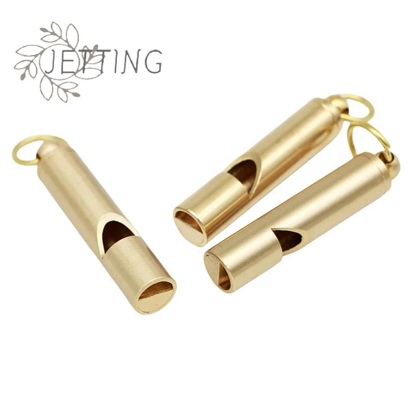 

Hot Brass Whistle High Decibel Outdoor Whistle Hiking Camping Life-Saving Whistle Referee Training Whistles Outdoor Gadget