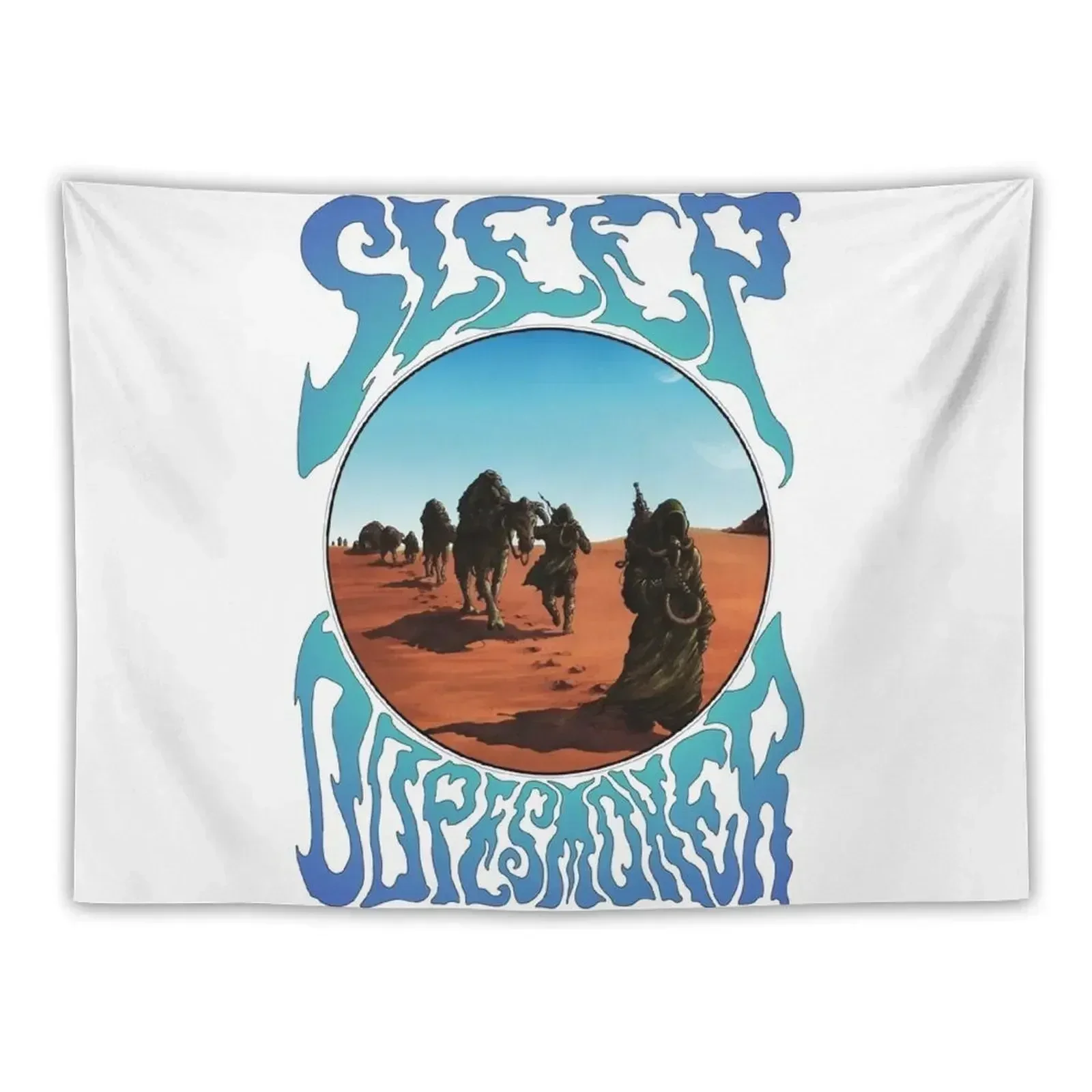 Sleep Stoner Metal Band - Album Cover Dopesmoker / Version 2 (Outline & transparent) Tapestry Wall Decor Hanging Tapestry