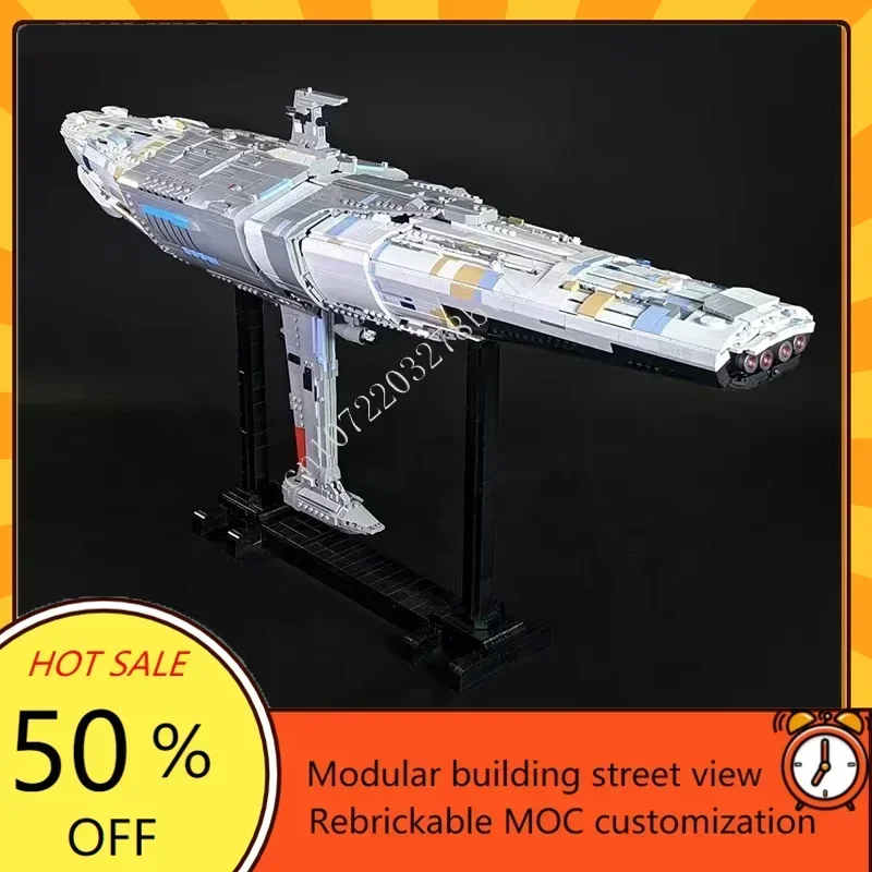 6213PCS MC-75-SC CONFIDENCE Space War Military MOC Space Ship Battle Model Custom Puzzle Architecture DIY Education Model Gift