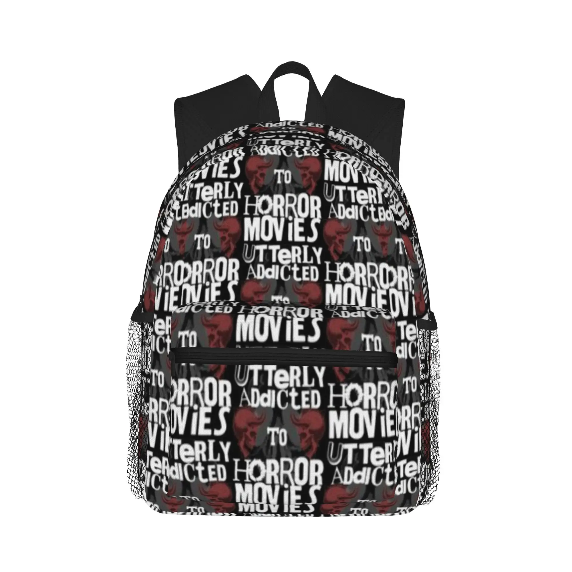 

Utterly Addicted to Horror Movies Casual Backpack for Students and Adults Man backpack