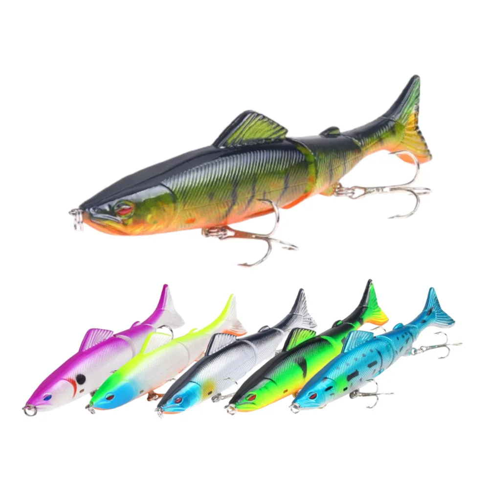 1 stücke Joint Köder Swimbait Wobbler 130mm 18g Angeln Locken Künstliche Harten Köder Minnow Crankbait Bass Barsch karpfen Angelgerät