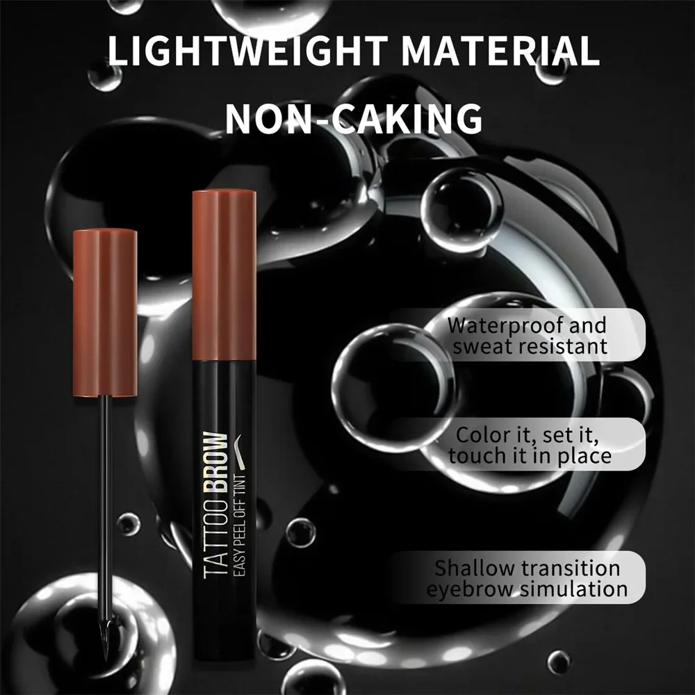 Nuevo tinte para cejas en forma de lágrima resistente al agua, crema para cejas de secado rápido a prueba de sudor, potenciador de cejas de larga duración, regalo de vacaciones