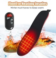 Electric USB Heated Insoles Winter Foot Warmer Shoes Insert Pad with Remote Control Breathable Memory Foam Shoe Insole as a gift