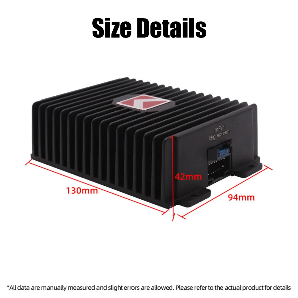 80W*4 Car Power Amplifier 4 Channel Android Big Screen DSP Audio Amplifier Hi-Fi For Car Speakers Subwoofer Power Car FM Radio