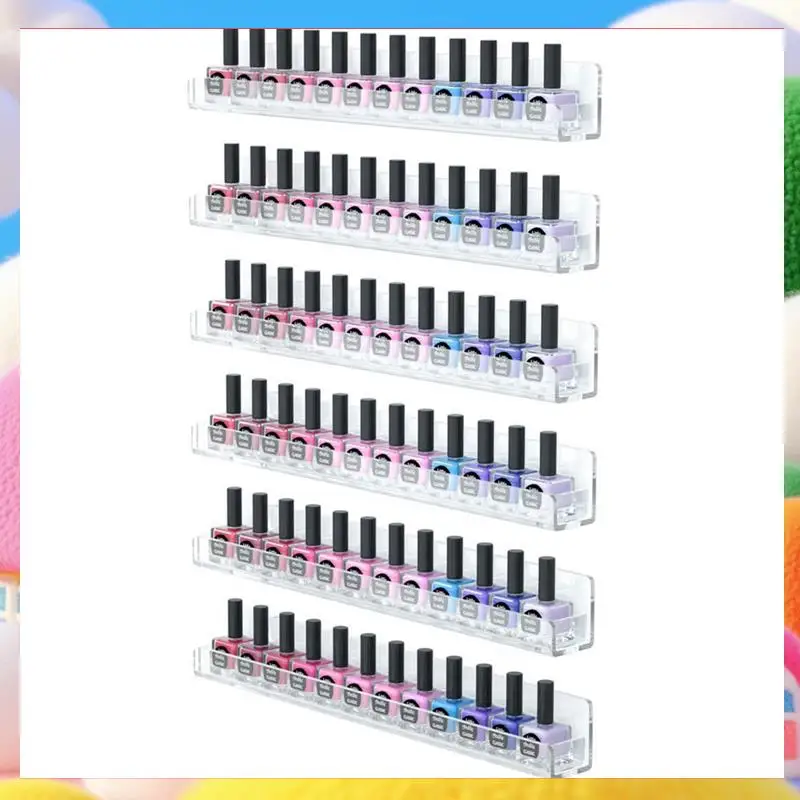 

Nail Polish Display Stand Acrylic Wall With Removable Side Panels Finger Wall Mount Display Stand-ABUA