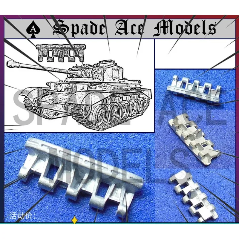 

Spade Ace Models SAT-35128 1/35 Scale Tankcruiser Comet Tank Metal Tracks