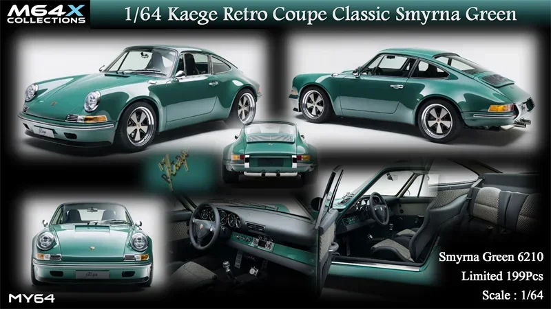 M64X x MY64 1:64 Kaege Retro Coupe Classic 901 F limited199 Resin Model Car