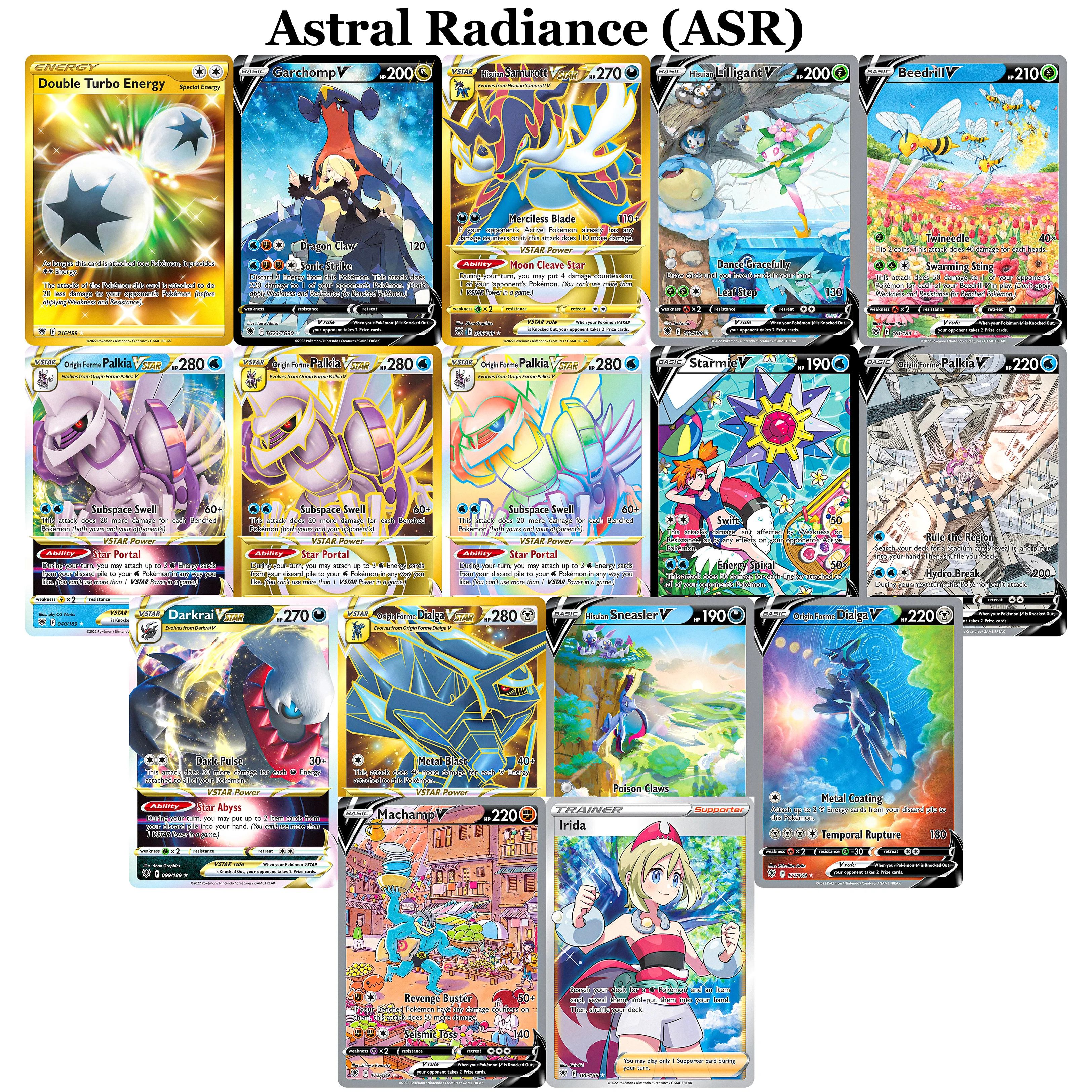 مجموعة بطاقات السيف والدرع PKM ASR/BST/BRS/CPA/CRE/EVS/FST/LOR/FUT20/SIT/SSH Tyranitar V PTCG بطاقات الوكيل