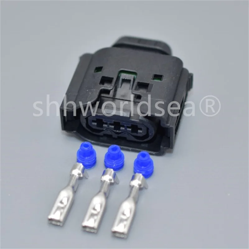 1Set 3 Pin female Automotive Waterproof Connector Plug 09 44 13 81 E90 E92 318 320 325 328 335 520i 528i sensor plug 09441381