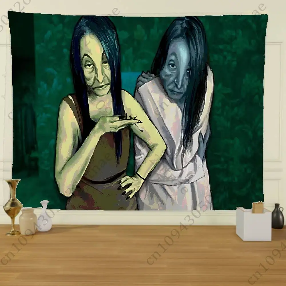 لا أنا لست بشرية دخيل العلم نسيج الإبداعية نمط صور غرفة المعيشة جدار ديكور فني حفلة في الهواء الطلق تزيين لافتات #6