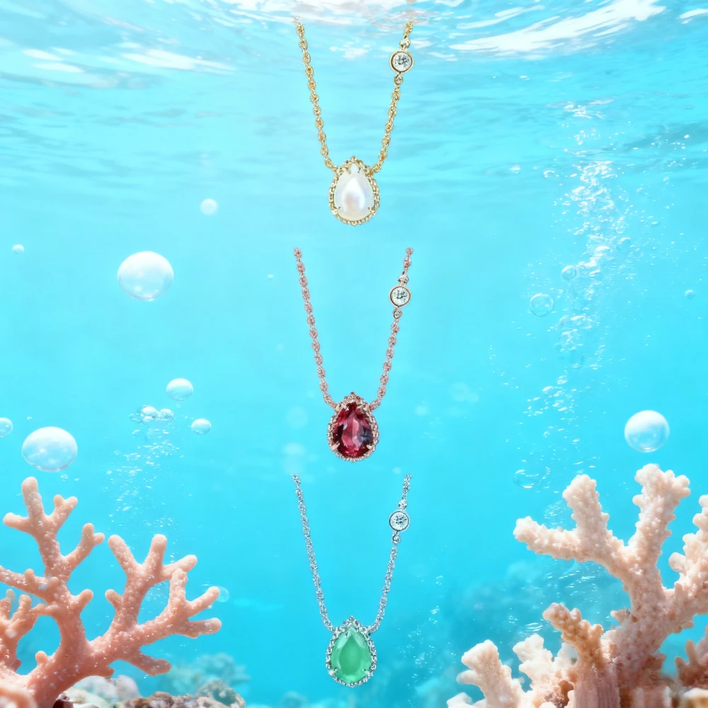 

Модные аксессуары 2025 года, вечная классическая капля воды, нефритовое ожерелье Marrow, кулон, роскошные вечерние незаменимые украшения, День матери