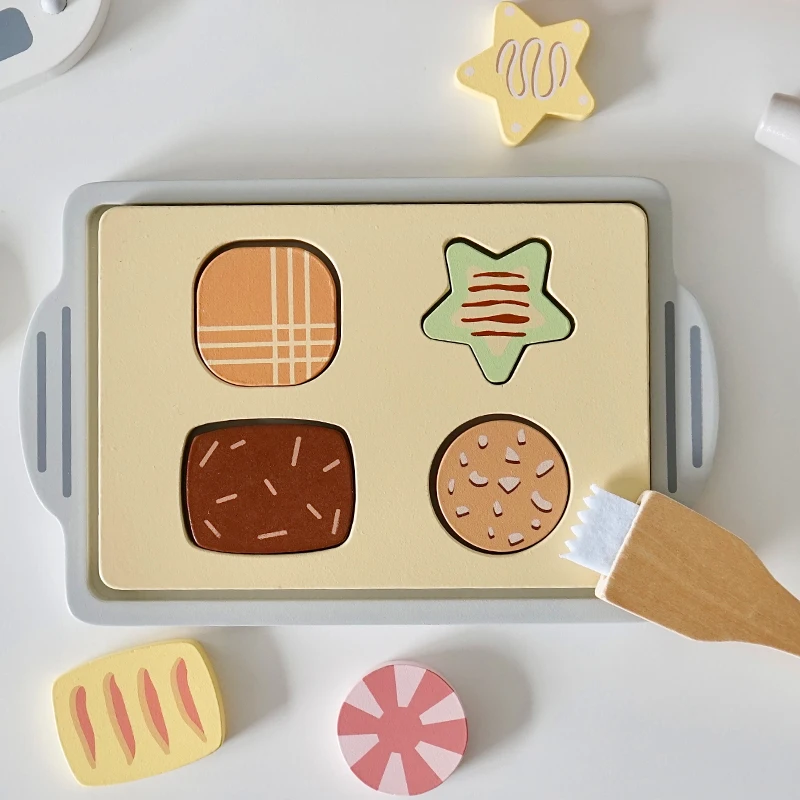 木製ごっこ遊びキッチンおもちゃモンテッソーリ調理おもちゃロールプレイキッチンアクセサリー教育玩具子供のための家の学習