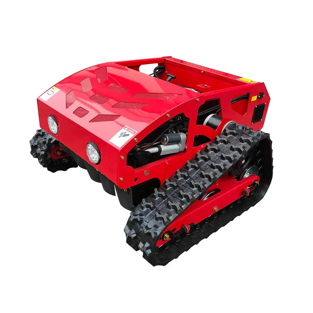 

Crawler remote control lawn mower, gasoline four-stroke orchard lawn mower, lawn mower robot