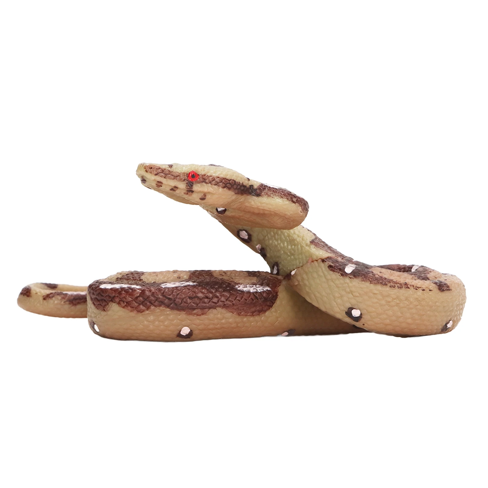 Scare Toy Snake Soft Realistic Scary Fake Snake Portable Simulation Gardening Prop Toy for Pranks