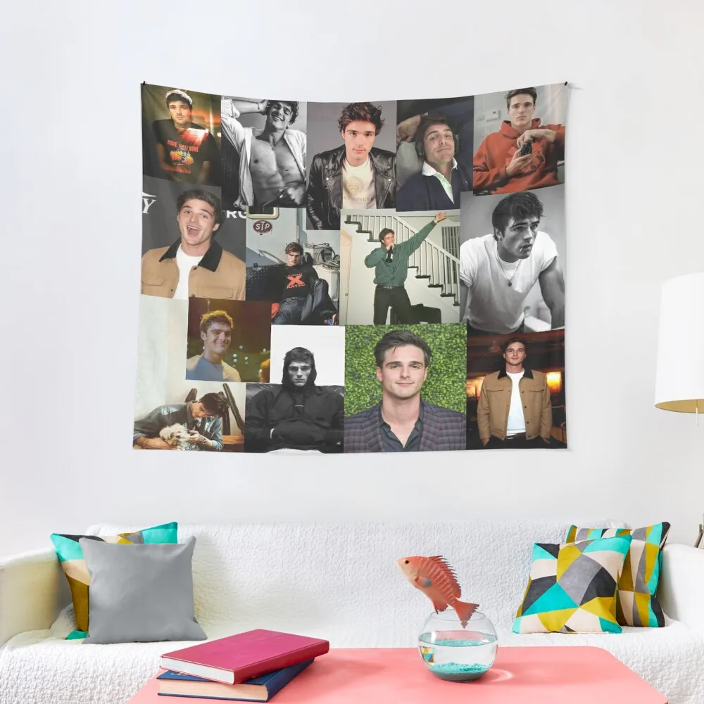 

Jacob Elordi pic collage Tapestry Wall Hanging Aesthetic Room Decoration Room Aesthetic Room Decorations Tapestry